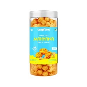 Craveda Roasted & Flavoured Makhana (Foxnuts) Tangy Cheese